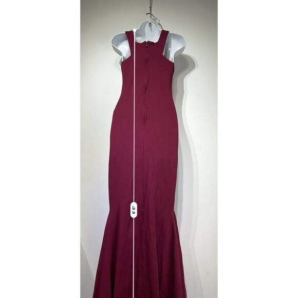 jesus & antonio estrada long high low sleeveless v-neck maxi dress - Picture 6 of 7